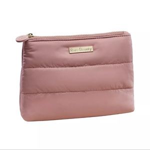 NWT Rare Beauty by Selena Gomez Find Comfort Puffy Makeup Bag in Mauve